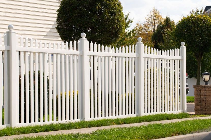 Completed fence installation in Morgantown, WV