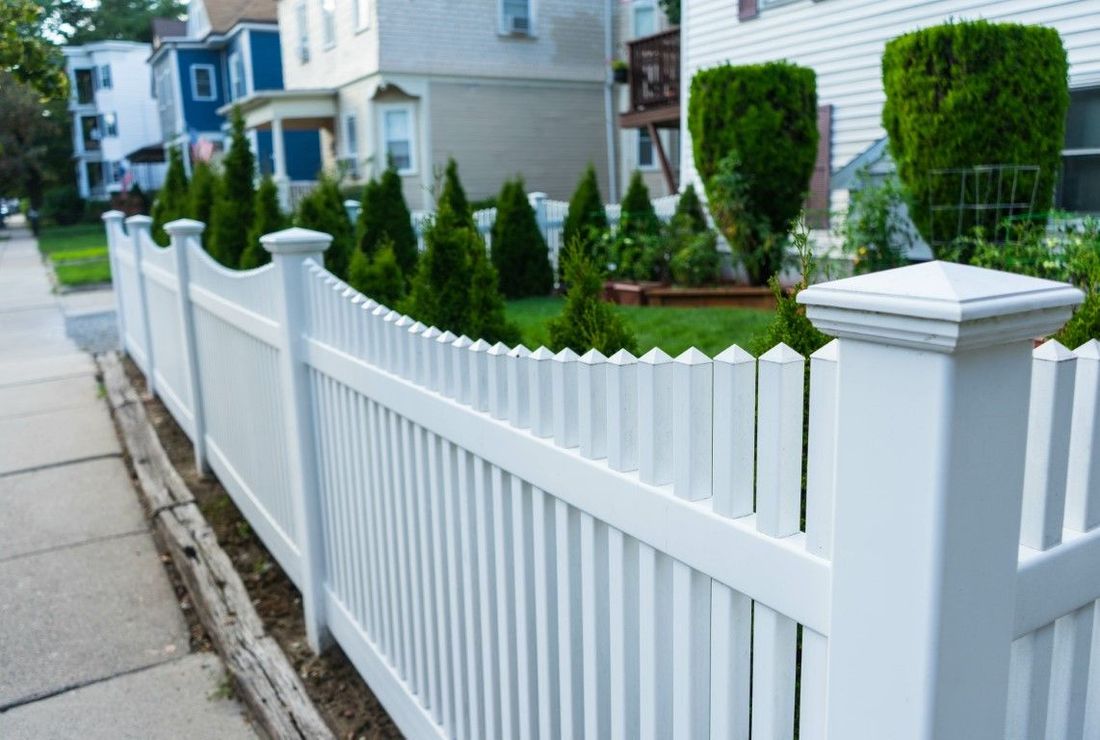 Completed fence installation in Morgantown, WV