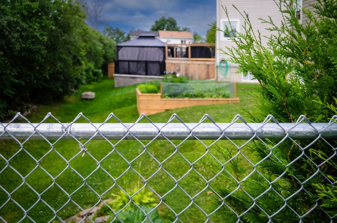 Completed fence installation in Morgantown, WV