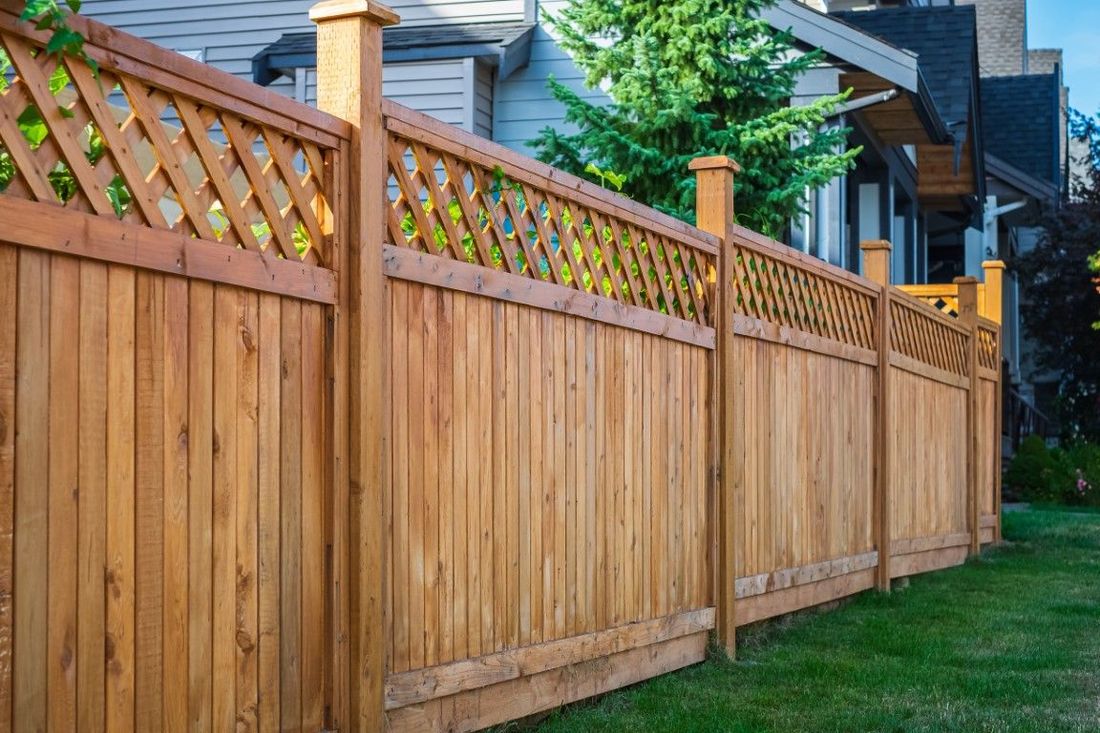Completed fence installation in Morgantown, WV